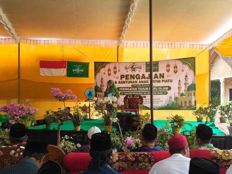 Momentum 1 Muharram, Muslimat NU Sendang Baru Tebar Kepedulian Lewat Santunan Anak Yatim Piatu