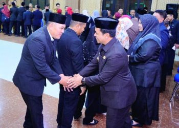 Pelantikan 36 Pejabat di Pringsewu, Bupati Ingatkan Kepercayaan Publik Dibangun dari Integritas