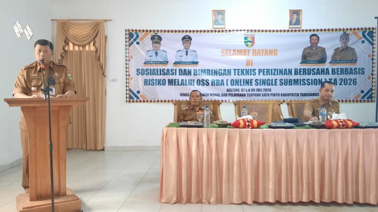 Pemkab Tanggamus Dorong Kemudahan Berusaha Lewat Sosialisasi OSS-RBA kepada Pelaku Usaha