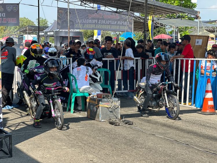 Antusiasme Luar Biasa, 846 Pembalap Drag Bike Lengkapi Kesuksesan Kejuaraan Otomotif Pringsewu