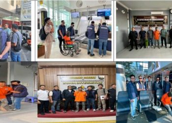 Pengawalan Ketat Tiga Hari, Ditresnarkoba Polda Lampung Bawa Pulang Buronan Narkoba dari Aceh
