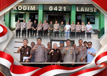 Kapolres Lampung Selatan Tegaskan Sinergitas TNI, Polri, dan Kejaksaan Kunci Stabilitas Daerah
