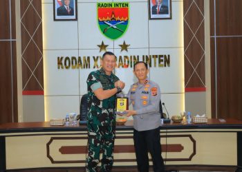 Jaga Lampung Tetap Kondusif, Kapolda Helfi Assegaf Pererat Kolaborasi dengan Pangdam XXI/Radin Inten