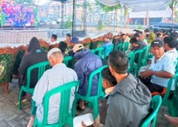 Nobar Bersama di Rest Area Gisting Pererat Hubungan Kantor Pertanahan Tanggamus dengan Forkopimda
