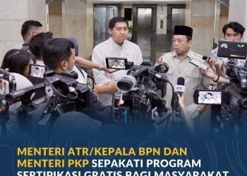 ATR/BPN Resmikan Program Sertipikasi Gratis, Masyarakat Berpenghasilan Rendah Bisa Naikkan HGB ke SHM Tanpa Biaya