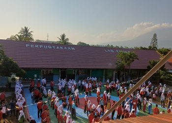 Cegah Narkoba Sejak Hari Pertama Sekolah, BNNK Lampung Selatan Sasar Ribuan Siswa Baru