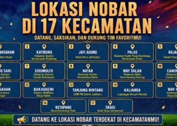 17 Kecamatan di Lampung Selatan Bakal Nobar Final Piala Dunia 2026, Ini Lokasinya