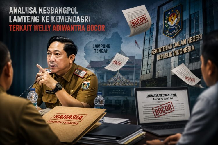 Bocoran Dokumen Kesbangpol Lamteng Ungkap Analisa Dampak Kasus Sekda Welly Adiwantara