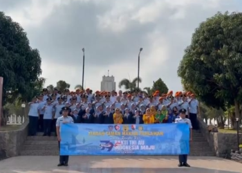Laskar Lampung Indonesia dan TNI AU Bersatu Hormati Jasa Pahlawan pada Hari Bakti ke-79