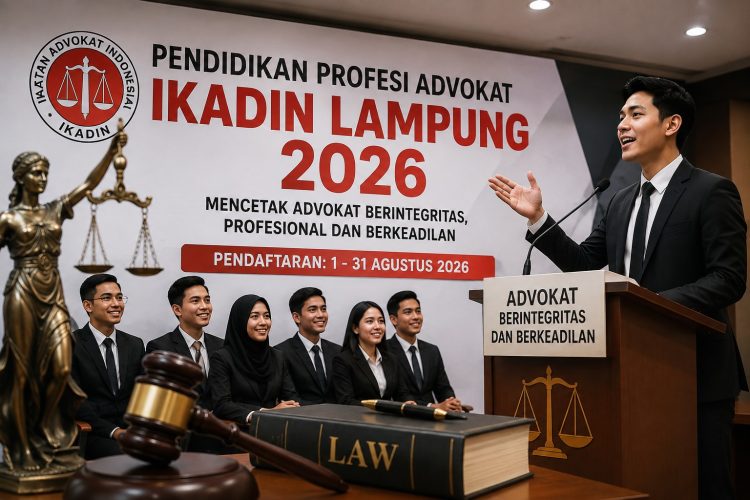 Ingin Jadi Advokat Profesional? PPA IKADIN Lampung 2026 Buka Pendaftaran hingga 31 Agustus