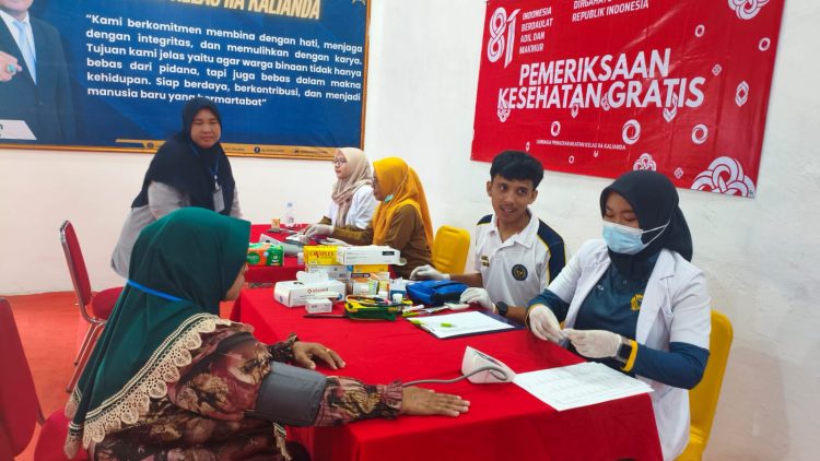 Sambut HUT ke-81 RI, Lapas Kalianda Perkuat Kepedulian Lewat Bakti Sosial