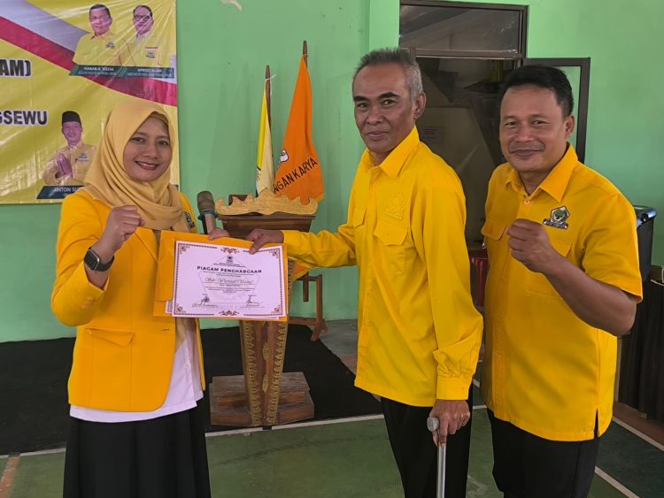 Ririn Kuswantari Hadiri Muscam Golkar Gadingrejo, Dodi Herlan Terpilih sebagai Ketua