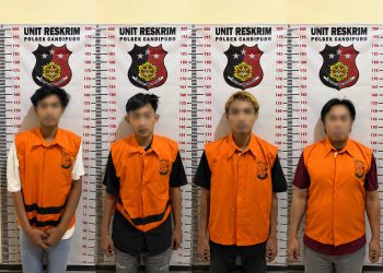 Delapan Kali Beraksi, Komplotan Spesialis Curanmor Akhirnya Dibekuk Tim Gabungan di Lampung Selatan