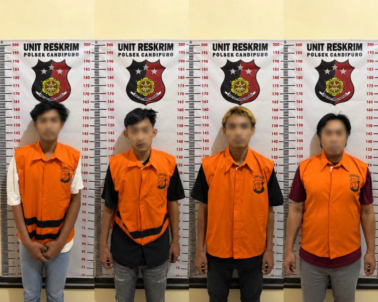 Delapan Kali Beraksi, Komplotan Spesialis Curanmor Akhirnya Dibekuk Tim Gabungan di Lampung Selatan