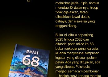 “Puisi 68”: Perjalanan Sunyi Isbedy Stiawan ZS Merawat Ingatan Lewat Larik-Larik Puisi
