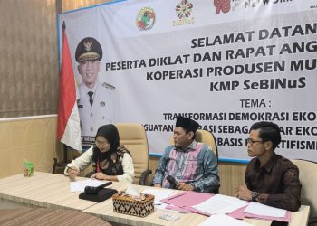 KMP SeBINus Bangun Kekuatan Ekonomi Rakyat, Rustam Nawawi Dipercaya Jadi Ketua Umum