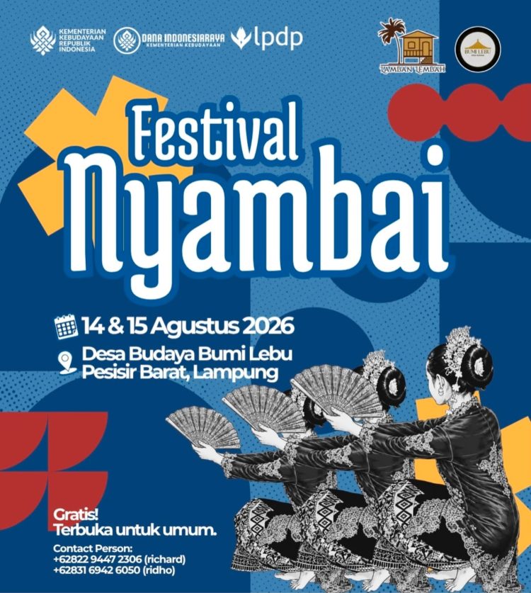 Pertama Kali Difestivalkan, Nyambai Pesibar Hadirkan 10 Sai Batin Marga