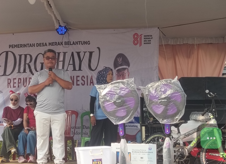 Camat Kalianda Buka Jalan Sehat Merak Belantung, Program Helau Ikut Digaungkan