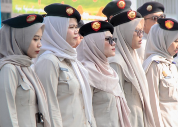Apel rutin jadi momentum Kantor Pertanahan Tanggamus sambut personel baru