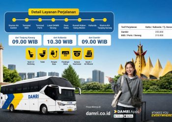 DAMRI Kalianda-Jakarta Kembali Beroperasi, Ada Fasilitas AC hingga Toilet