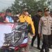 Ada Es Jeruk di Tengah Demo, Kapolres Lampung Selatan Bangun Komunikasi dengan Massa