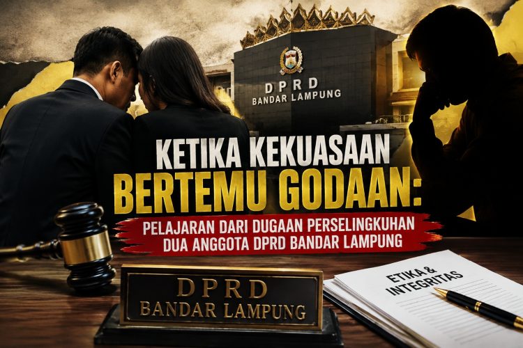 Kekuasaan, Godaan, dan Integritas: Membaca Dugaan Perselingkuhan Dua Anggota DPRD Bandar Lampung