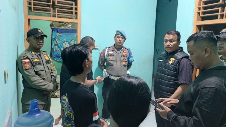 Razia Gabungan Polres dan Satpol PP Pringsewu Berujung Temuan Pelajar di Kamar Kos