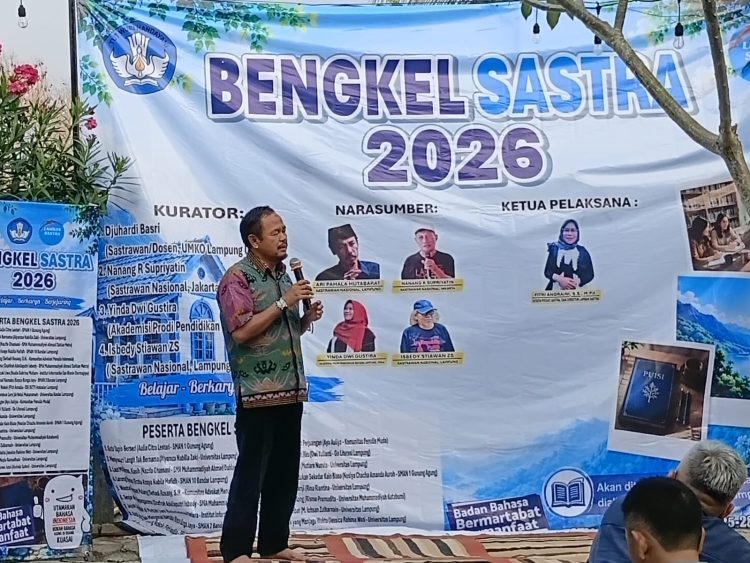 20 Peserta Digembleng Selama Empat Hari, Bengkel Sastra 2026 Siapkan Karya Jadi Buku