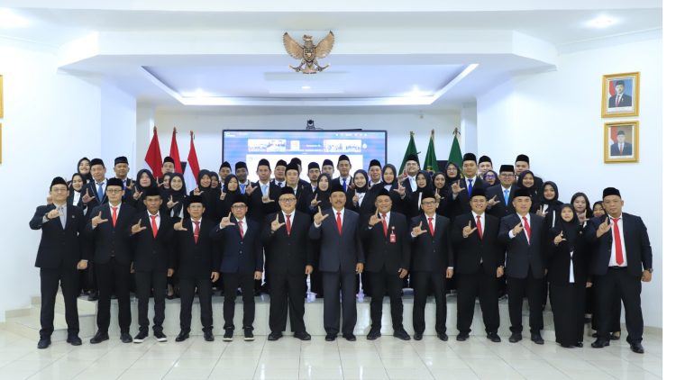 BPN Lampung Tegaskan Komitmen Integritas Lewat Pelantikan dan Pengambilan Sumpah Jabatan