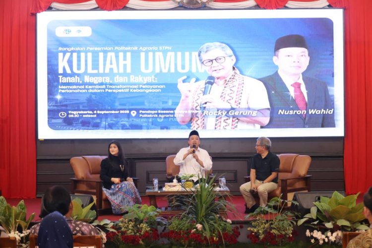 Bikin Taruna STPN Mikir! Rocky Gerung Ungkap Filosofi Tanah yang Lebih Tua dari Negara