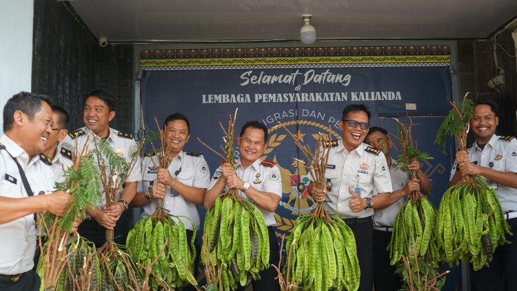 Budidaya WBP Lapas Kalianda Berbuah Hasil, Pete dan Pare Siap Dipanen