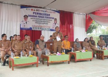 1.651 Ton Beras Disalurkan ke Pringsewu, Ini Jumlah Warga yang Bakal Menerima
