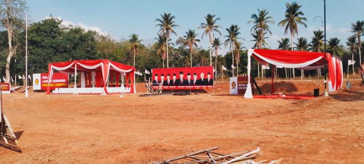 Pekon Yogyakarta Pringsewu Bersiap, 500 Kader Gerindra Bakal Padati Lokasi Diklat