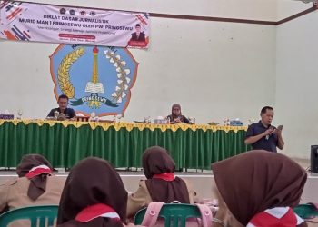 20 Pelajar Laskar Tinta Emas Ikuti Diklat Dasar Jurnalistik PWI Pringsewu