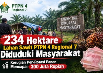 234 Hektare Lahan HGU PTPN 4 Kebun Bekri Diduduki, Siapa di Balik Penguasaan Lahan?