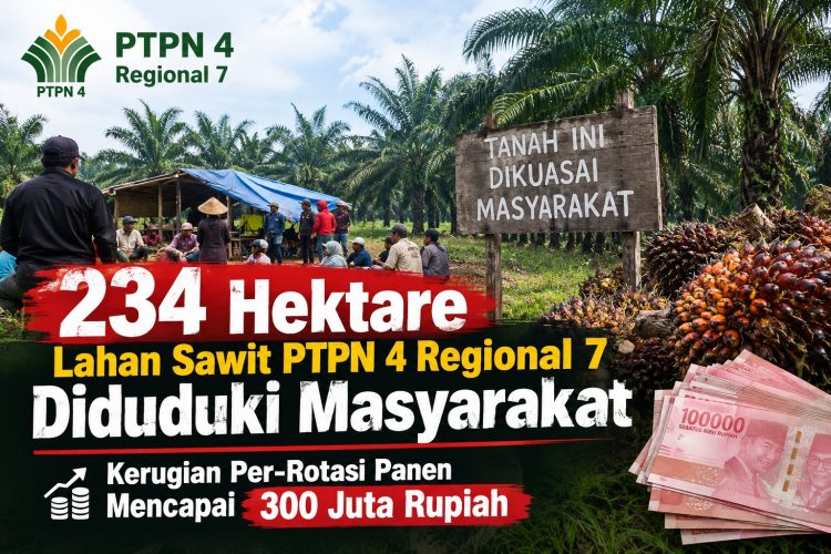 234 Hektare Lahan HGU PTPN 4 Kebun Bekri Diduduki, Siapa di Balik Penguasaan Lahan?