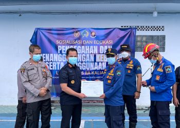 Bukan Sekadar Sosialisasi, Lapas Kalianda Simulasikan Penanganan Kebakaran di Blok Hunian