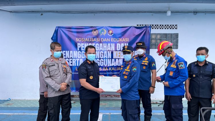 Bukan Sekadar Sosialisasi, Lapas Kalianda Simulasikan Penanganan Kebakaran di Blok Hunian