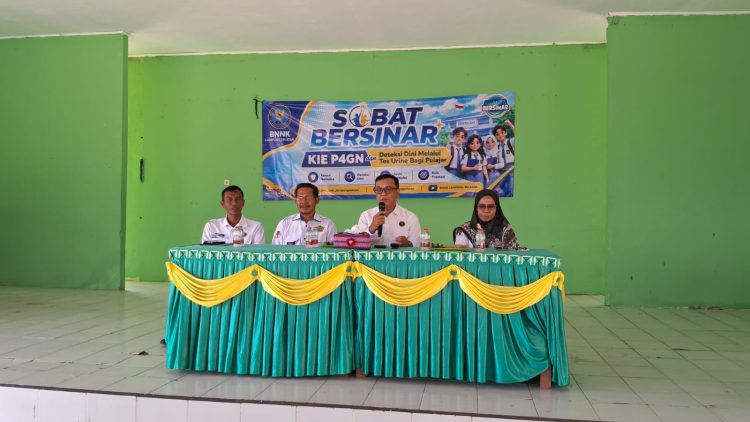 Edukasi Bahaya Narkoba, BNNK Lampung Selatan Gelar KIE P4GN di MAN 1