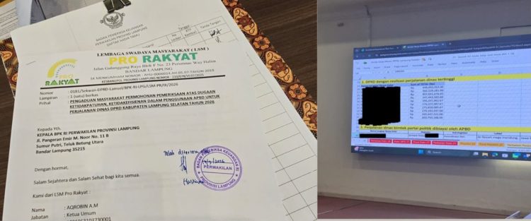 BPK RI Lampung Diminta Periksa Penggunaan APBD untuk Perjalanan Dinas DPRD Lampung Selatan