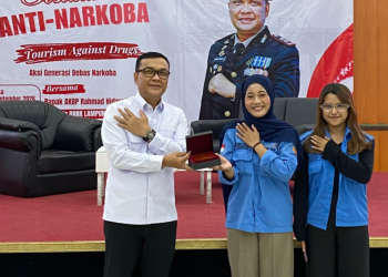 150 Mahasiswa Pariwisata ITERA Ikuti Sosialisasi Antinarkoba Bertajuk Tourism Against Drugs