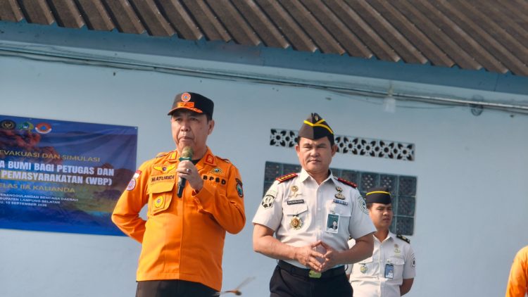 Siapkan Respons Cepat Hadapi Bencana, Lapas Kalianda Gelar Simulasi Evakuasi