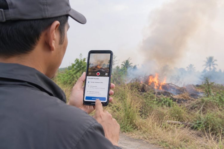 Ada Titik Api? Begini Cara Warga Lampung Selatan Melaporkan Karhutla