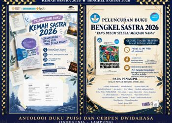 40 Penulis Muda Tuangkan Karya, Dua Buku Dwibahasa Indonesia-Lampung Segera Terbit