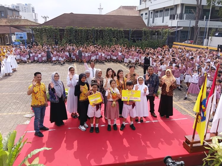 Dancow Indonesia Cerdas Season 2, Tiga Siswa SD Fransiskus 2 Bandar Lampung Raih Juara