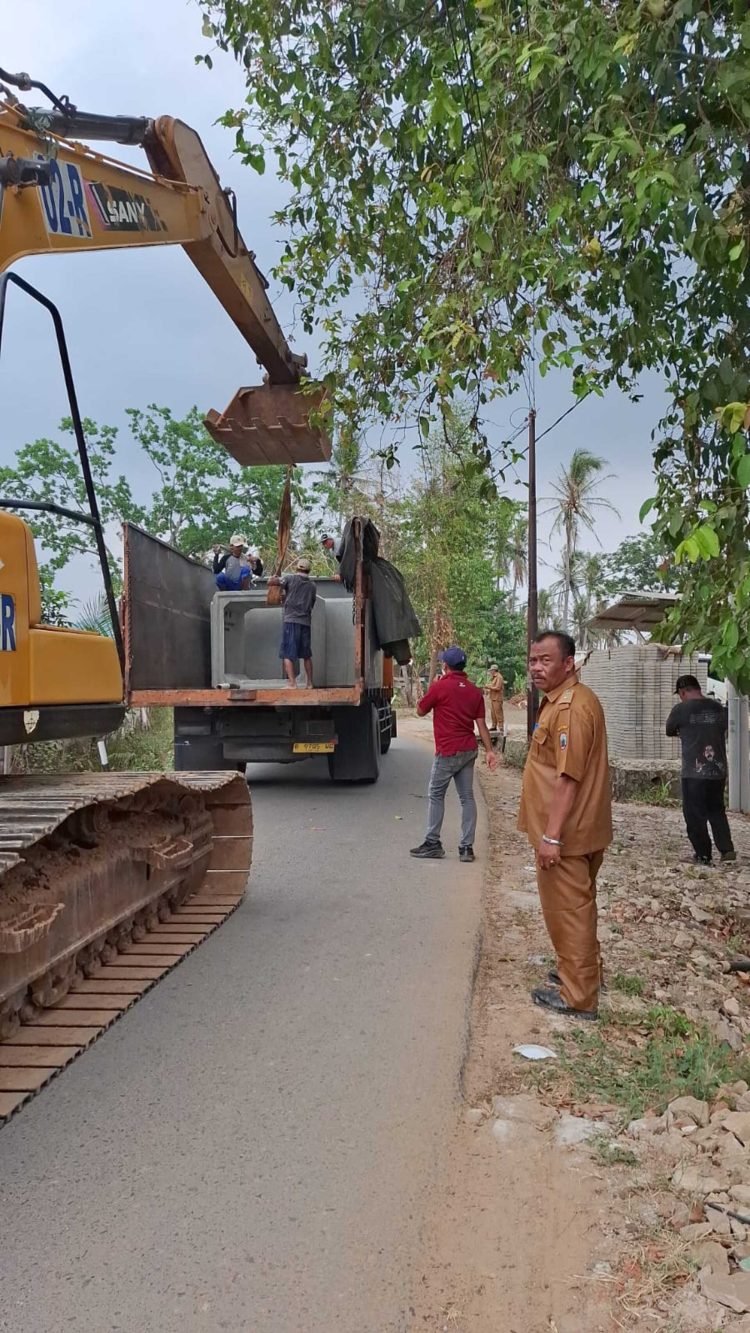 Solusi Banjir di Sabah Balau, Drainase Jalan Azizi Diperkuat dengan Box Culvert