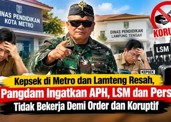 Pangdam Soroti Dugaan Tekanan ke Kepala Sekolah: APH, LSM dan Pers Jangan Jadi Alat Pesanan