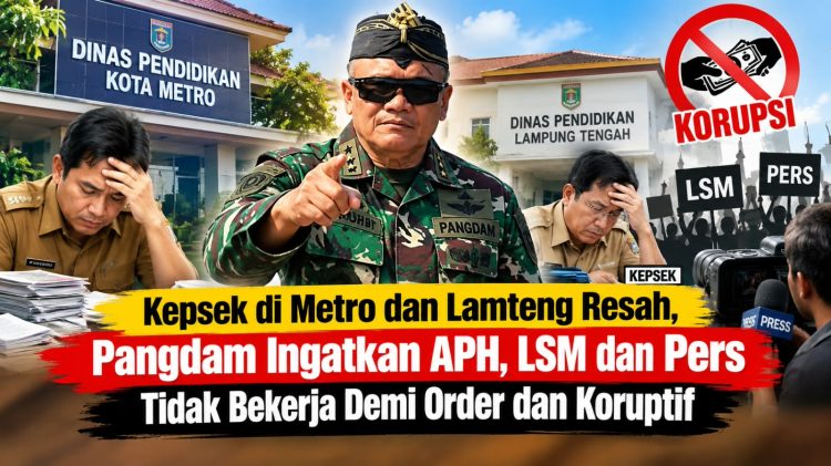 Pangdam Soroti Dugaan Tekanan ke Kepala Sekolah: APH, LSM dan Pers Jangan Jadi Alat Pesanan