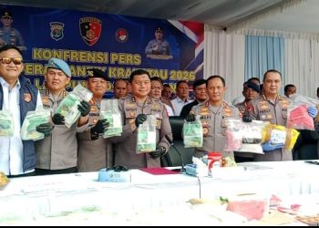 Sabu hingga Etomidate Disita, Ops Antik Krakatau Lampung Amankan 530 Tersangka