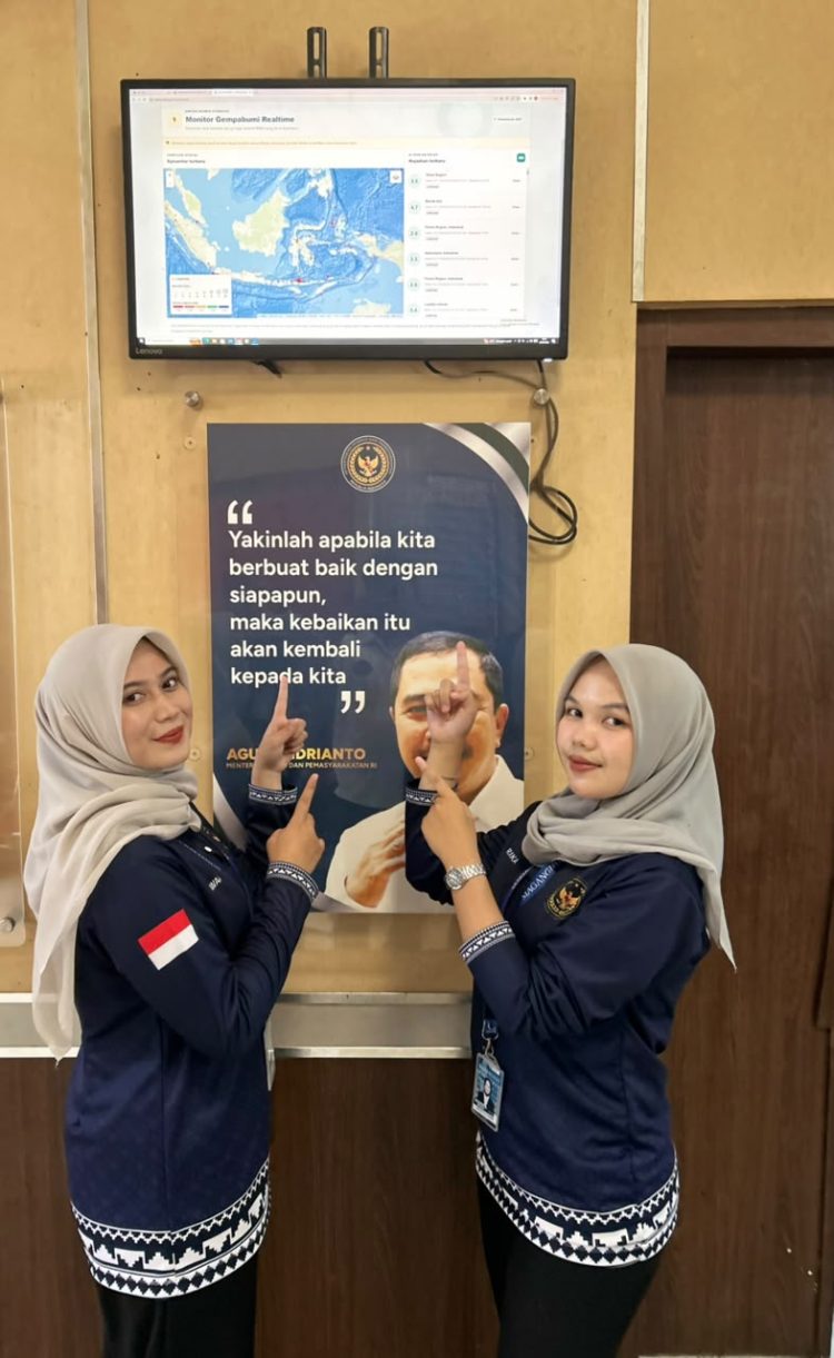 Lapas Kalianda Siapkan Evakuasi Gempa dan Tsunami, EWS Terhubung dengan BPBD